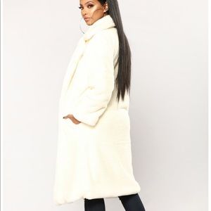 Fashion Nova fur jacket